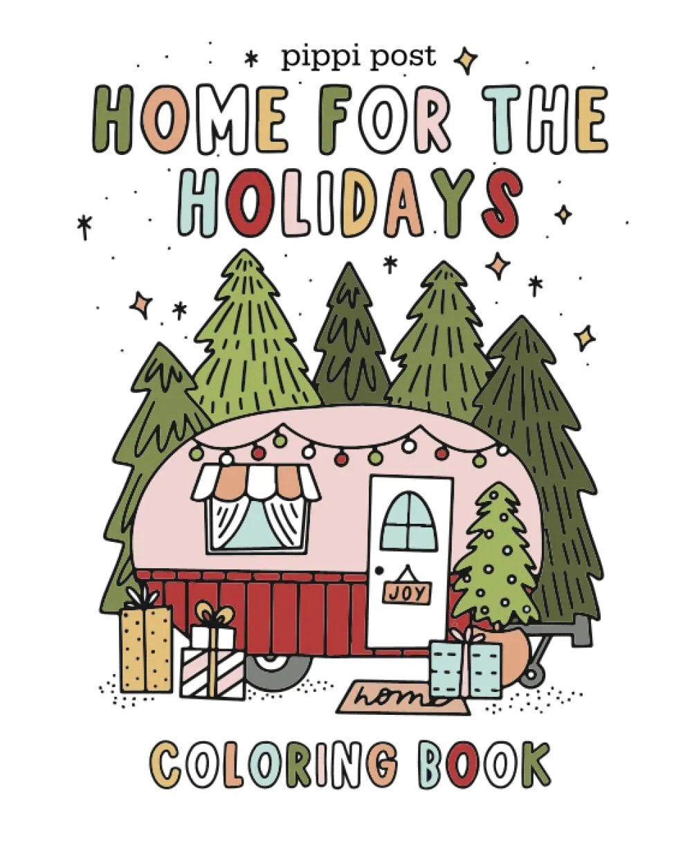 Home For The Holidays Coloring Book
